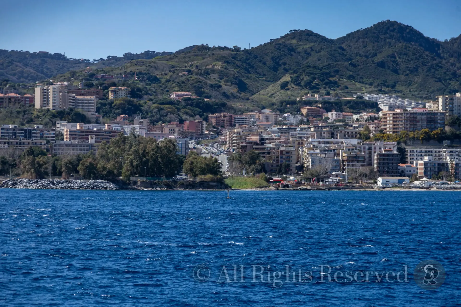 Stretto di Messina. Viste dal traghetto
