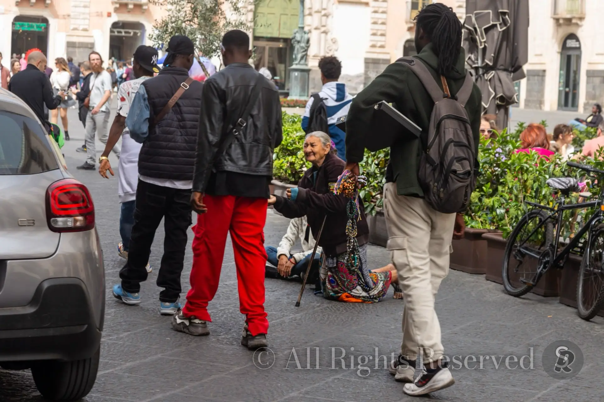 Sicilia, Catania, passeggiata in via Etnea