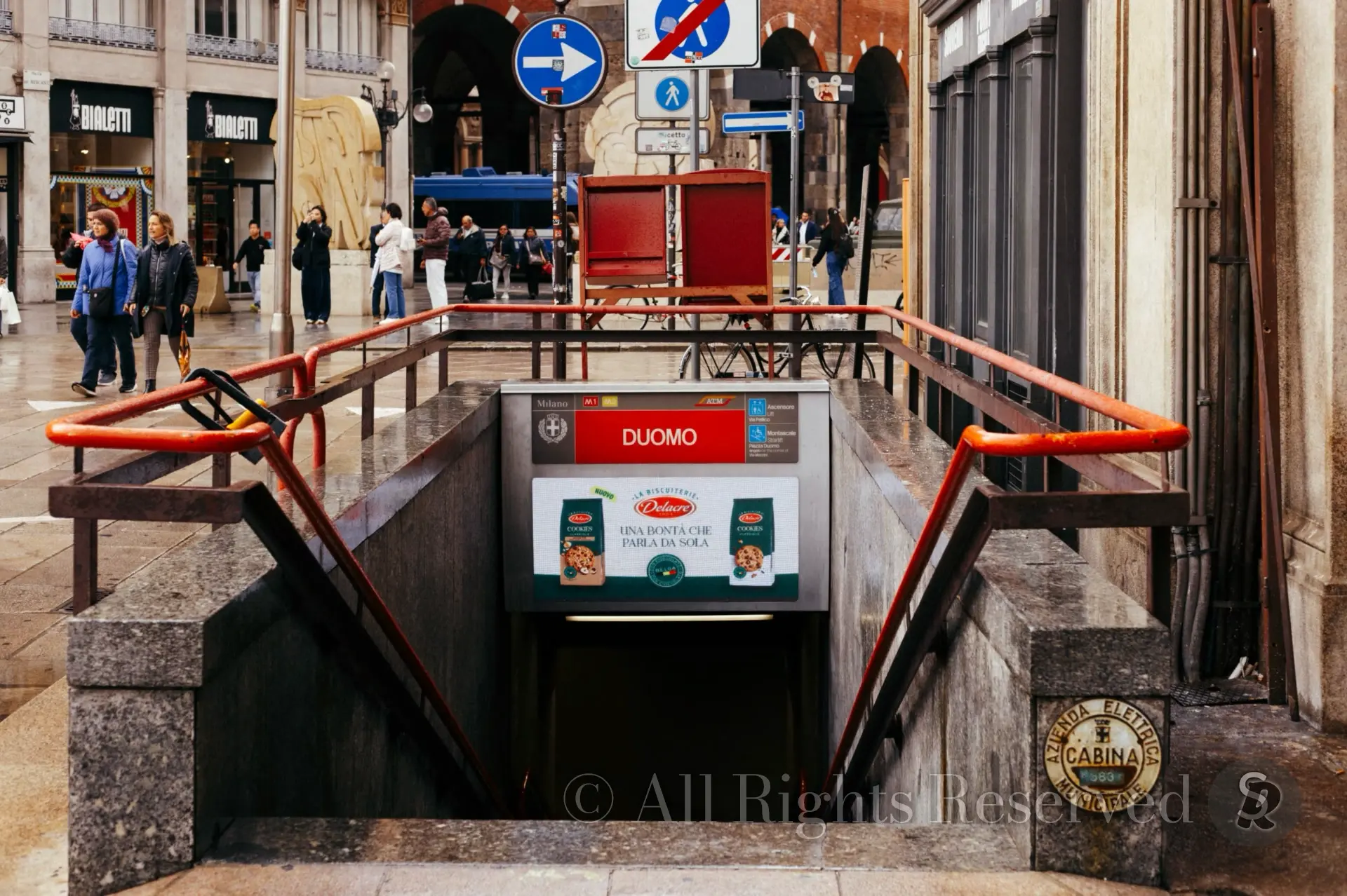 Milan, Italy. Piazza del Duomo