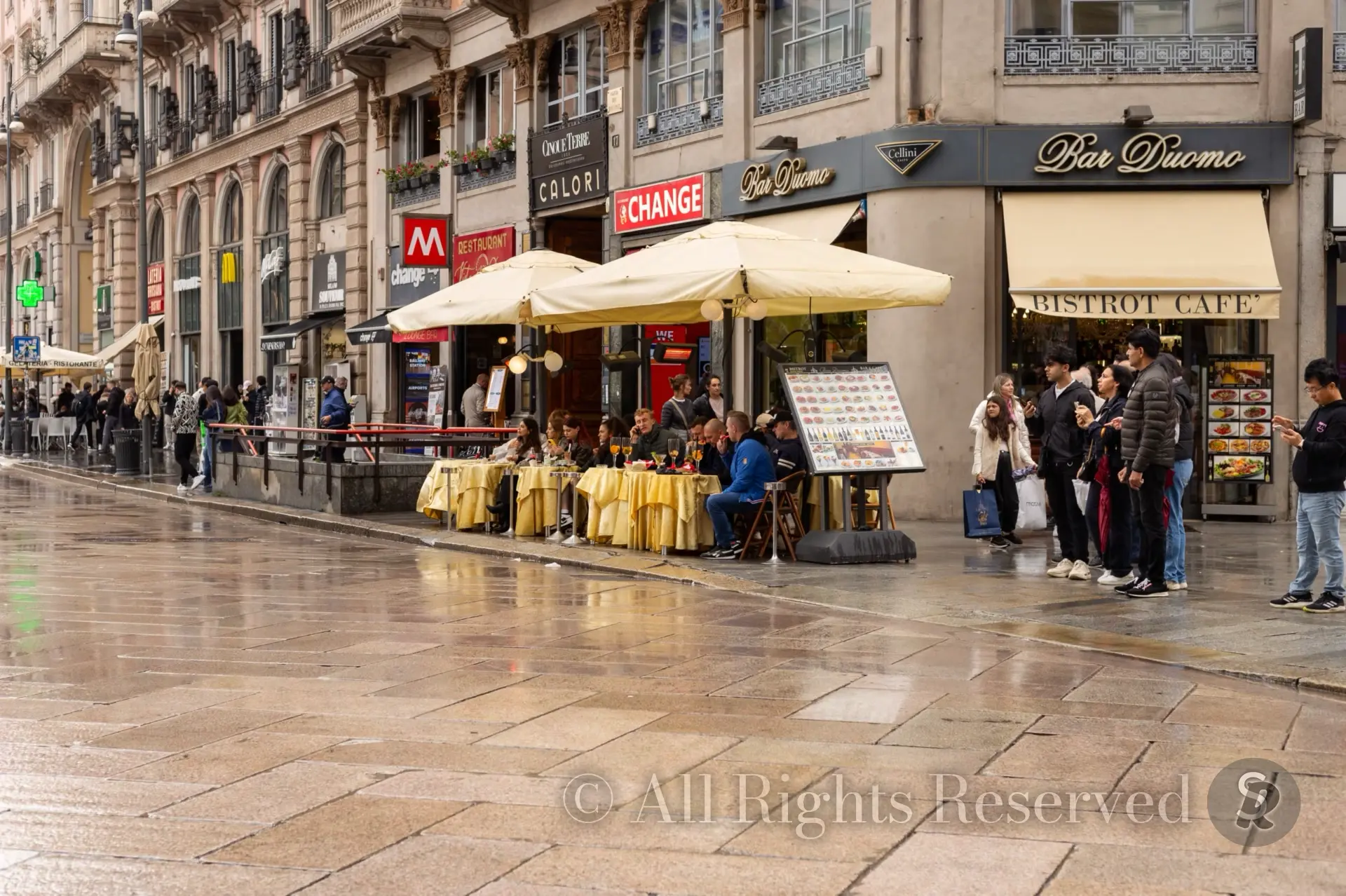 Milan, Italy. Piazza del Duomo