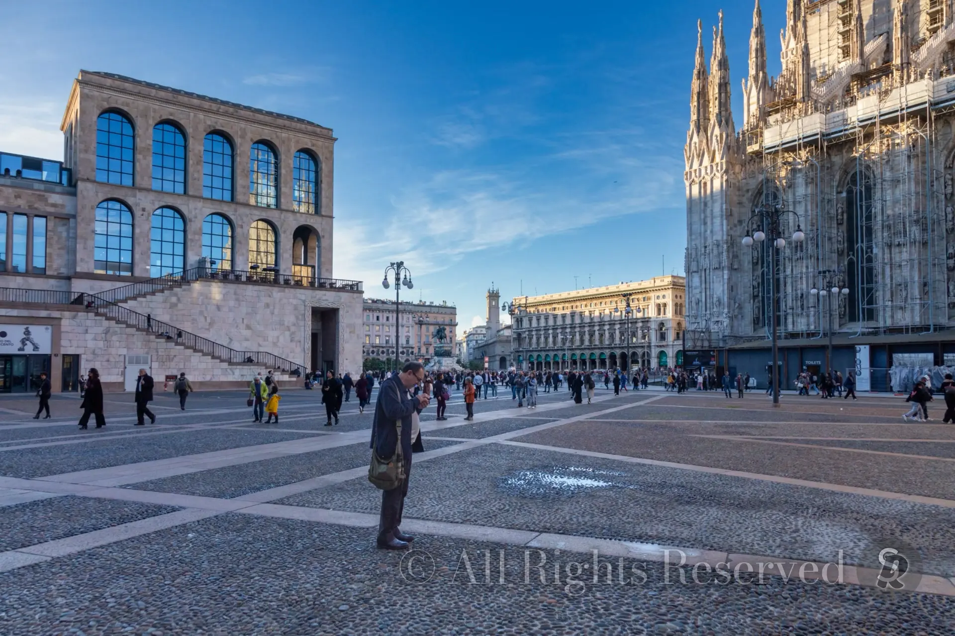 Milan, Italy. Piazza del Duomo