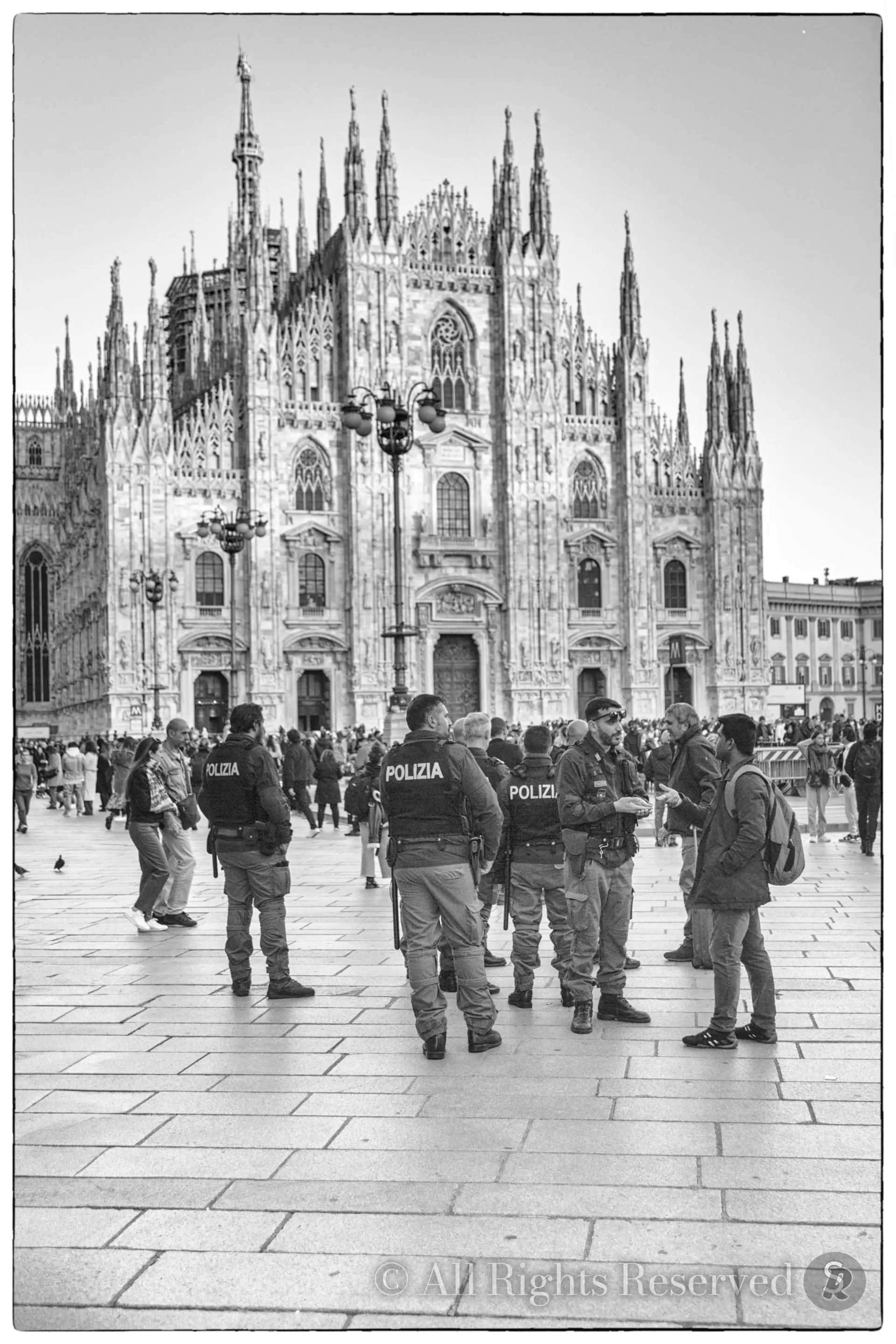 Milan, Italy. Piazza del Duomo