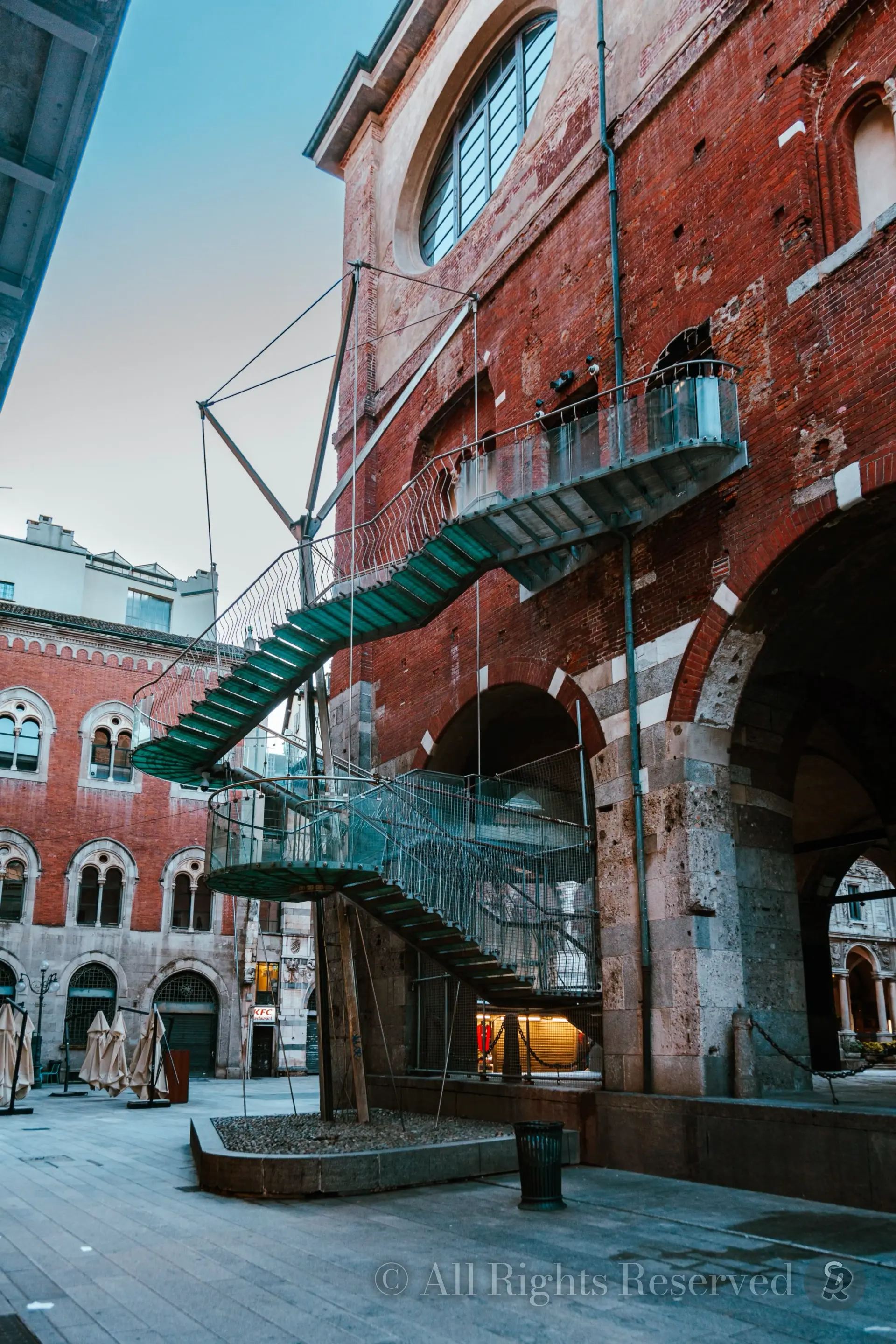 Milan, Italy. Piazza dei mercanti