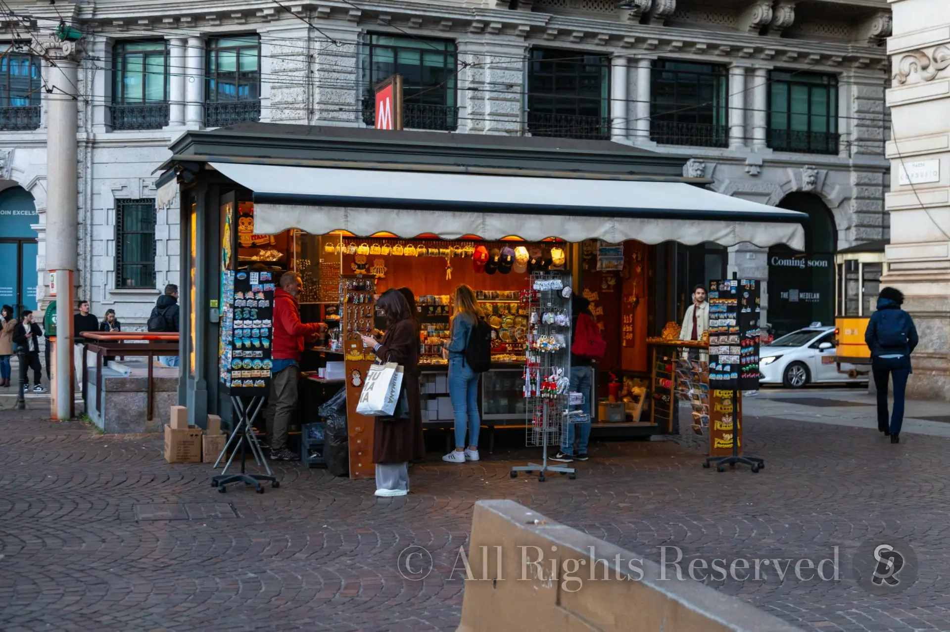 Milan, Italy. Piazza Cordusio